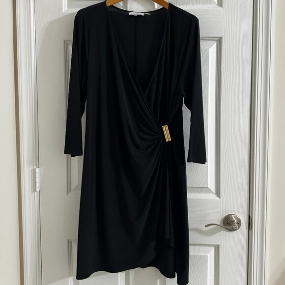 Calvin Klein Women´s Black Dress, Size XL - Picture 1 of 14